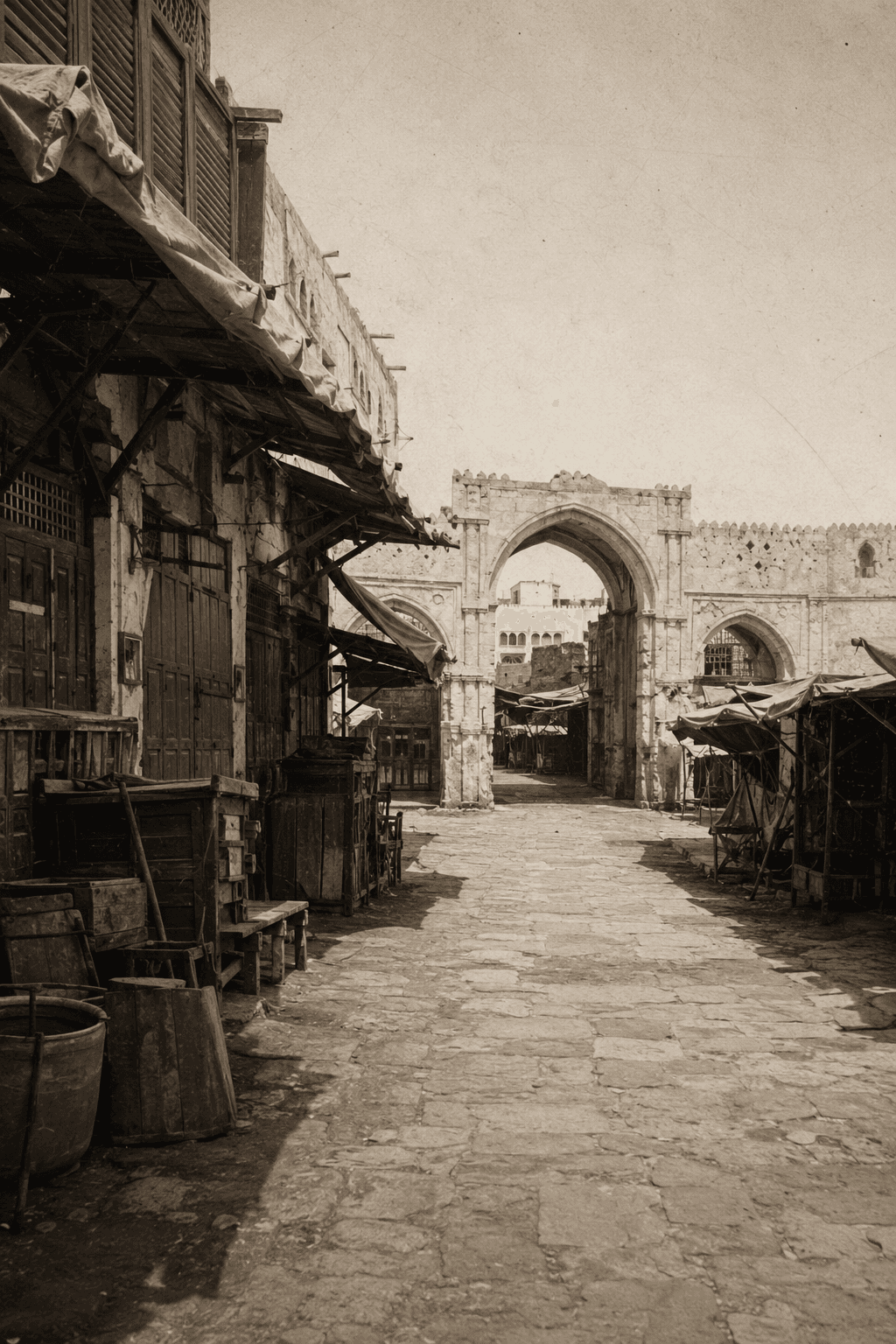 Makkah souq stall.